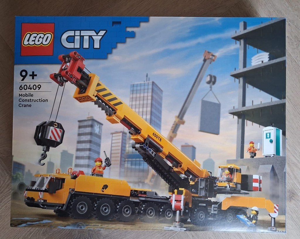 LEGO 60409 City: Gele mobiele bouwkraan, City, Lego, Nieuw, Ophalen of Verzenden