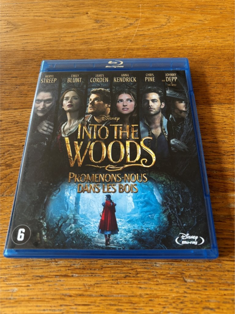 Blu-ray Into the Woods - NL-Uitgave, Avontuur, Film, Ophalen of Verzenden, Nederlands