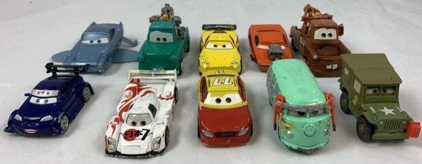 Disney Pixar Cars Mattel Diecast Auto's Figuren 10 Stuks, Coolsingel 104, 3011 AG Rotterdam, Netherlands, Overige figuren, Zo goed als nieuw