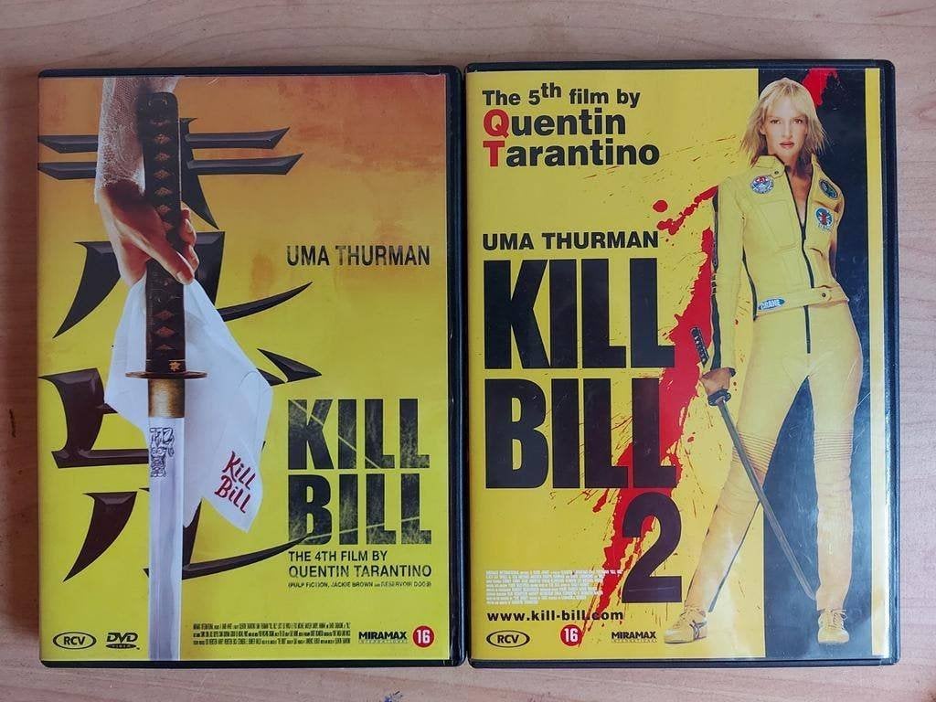 Kill Bill deel 1 en 2  - Quentin Tarantino nu 4 euro samen, Alle leeftijden, Ophalen of Verzenden, Zo goed als nieuw