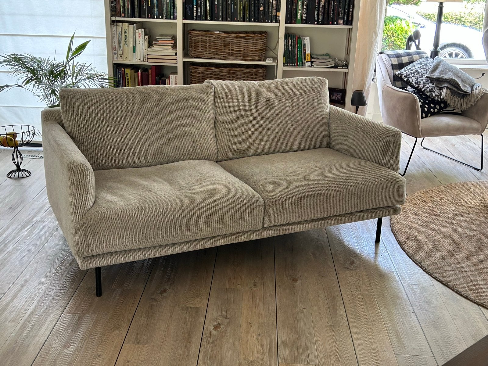 Comfortabele tweepersoonsbank - Zo goed als nieuw, Huis en Inrichting, Banken | Sofa's en Chaises Longues, Ophalen, 150 tot 200 cm