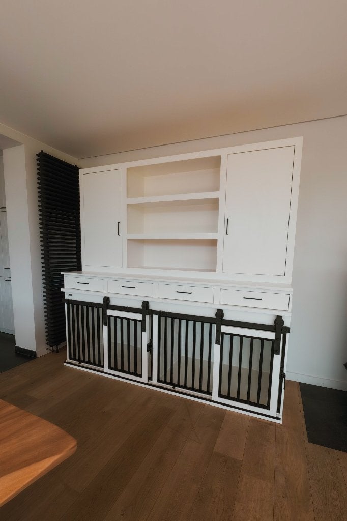 luxe hondenbench meubelen met bovenkast, Ophalen of Verzenden, Nieuw