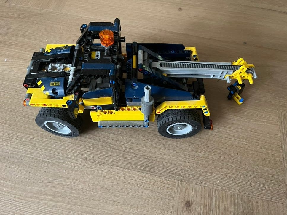 Jeep/takelwagen (technisch lego) te koop!, Ophalen of Verzenden, Gebruikt