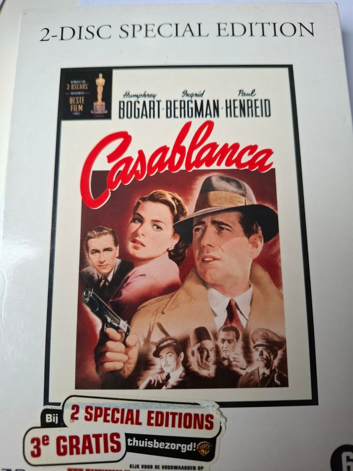 Casablanca 2 discs, Cd's en Dvd's, Ophalen of Verzenden, Zo goed als nieuw