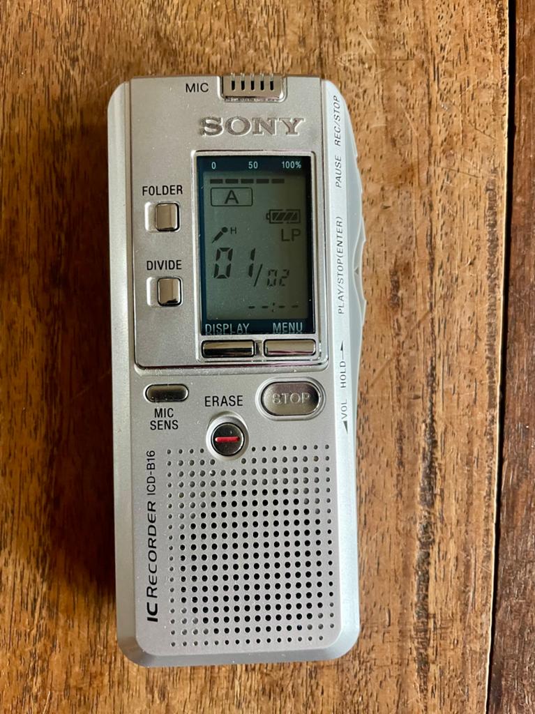 Sony ICD-B16 Voice Recorder / dictafoon, Audio, Tv en Foto, Bandrecorders, Ophalen, Bandrecorder
