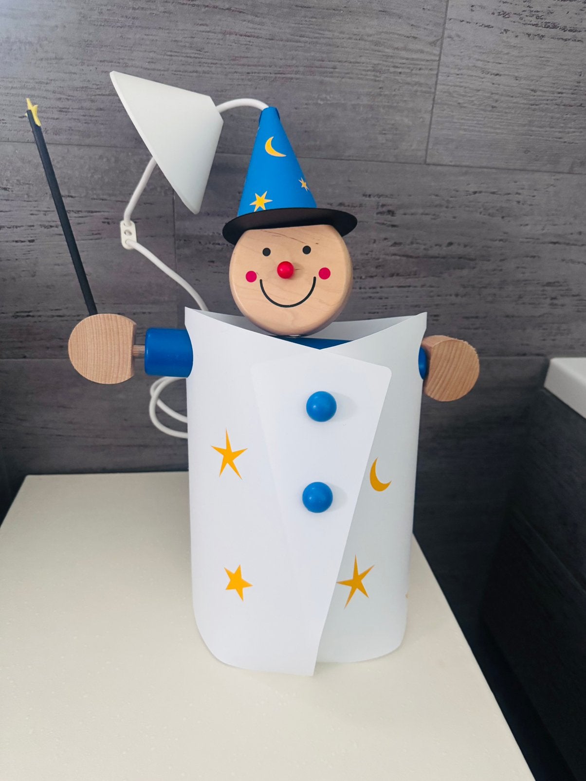 Kinderkamer hanglamp tovenaar, Ophalen, Overige merken, Zo goed als nieuw, Wit