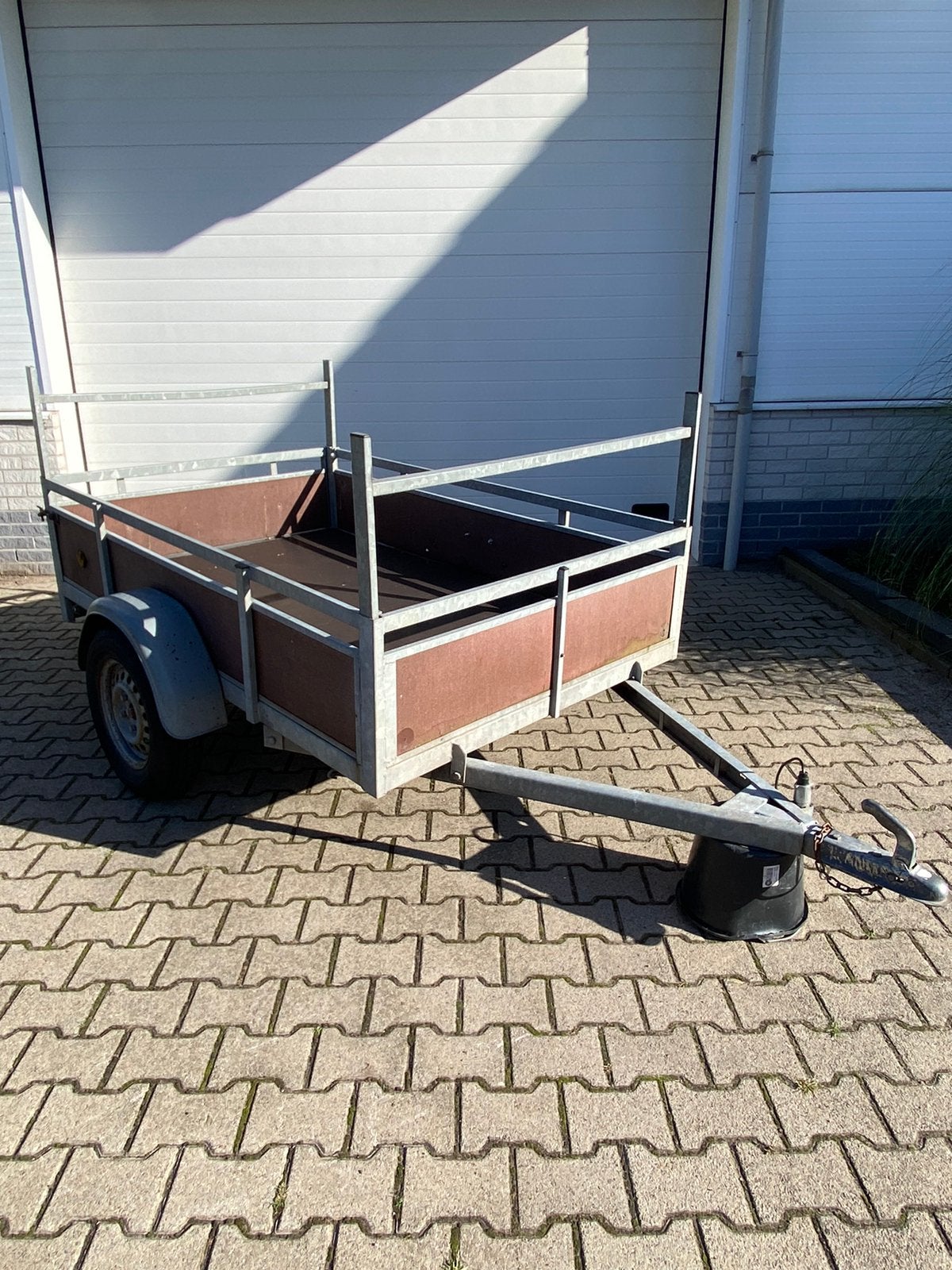 Aanhanger / enkelasser, Ophalen, Gebruikt