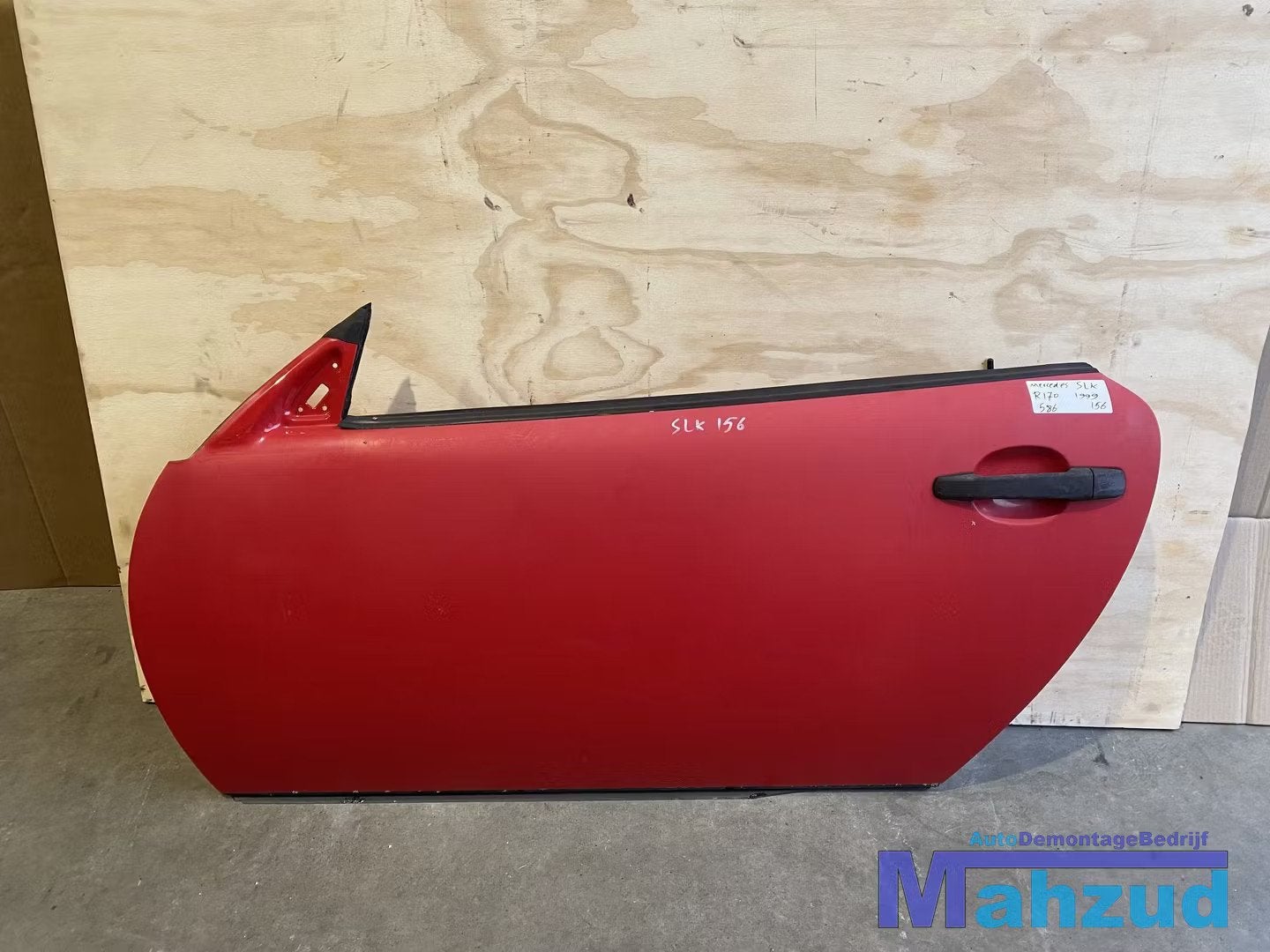 MERCEDES SLK R170 ROOD 586 links deur portier 1996-2004, Gebruikt, Mercedes-Benz AG, Deur, Mercedes-Benz