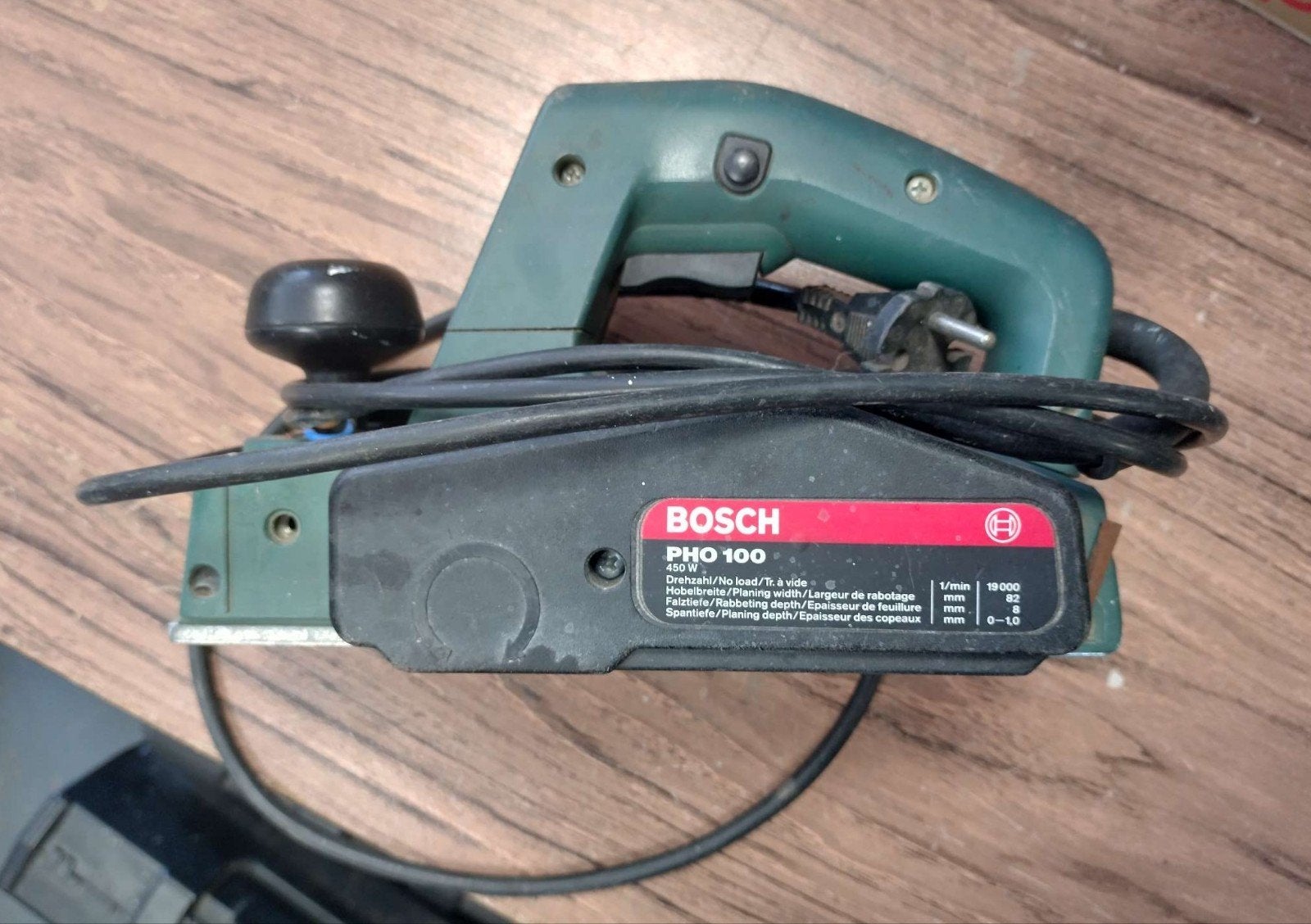 Bosch PHO 100 elektrische schaafmachine, Ophalen of Verzenden, Gebruikt