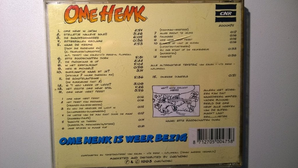 Ome Henk - Ome Henk Is Weer Bezig, Ophalen of Verzenden, Zo goed als nieuw, Album