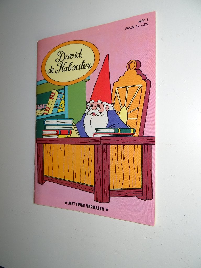 Vintage - DAVID de Kabouter Strips,  8 stuks Nieuww, Ophalen, Nieuw, Fictie algemeen