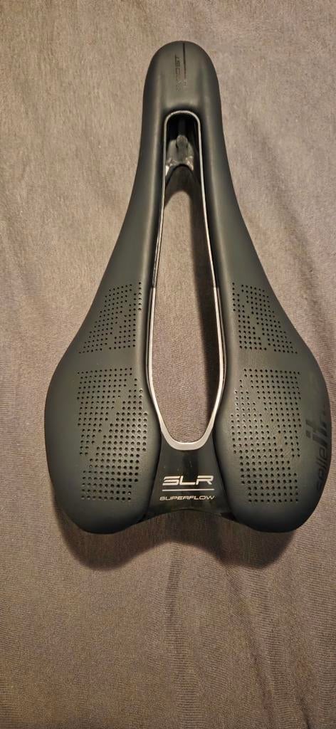 Selle Italia SLR Carbon Superflow Zadel, Ophalen of Verzenden, Zo goed als nieuw, Zwart, Overige merken