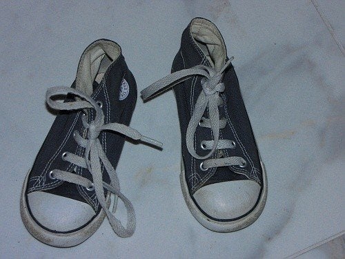 24-25 CONVERSE ALLSTARS blauw, Verzenden, Jongen of Meisje, Schoenen, Zo goed als nieuw