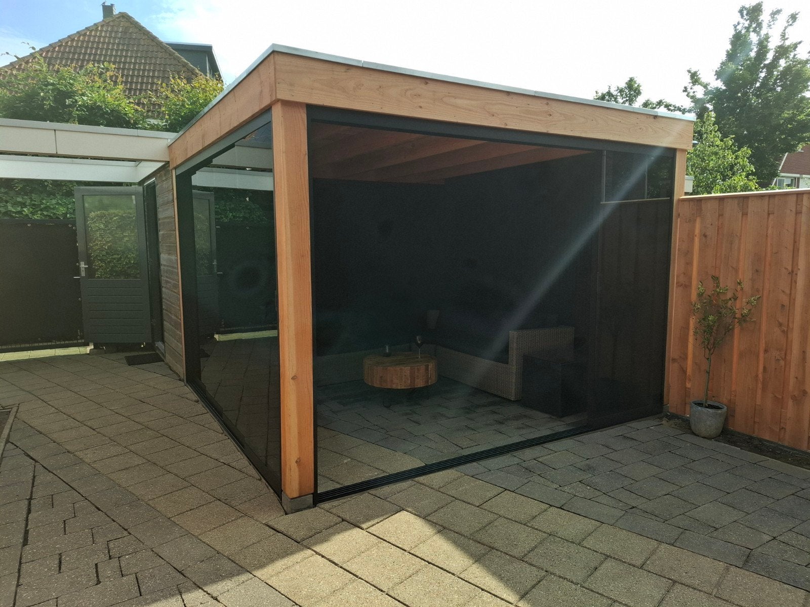 overkapping douglas, Ophalen, Nieuw, Veranda