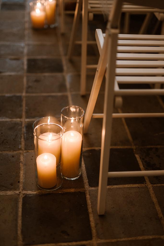 Windlichten | Bruiloft | 9x3 stuks | Decoratie, Ophalen, Zo goed als nieuw, Versiering, Geboorte of Huwelijk