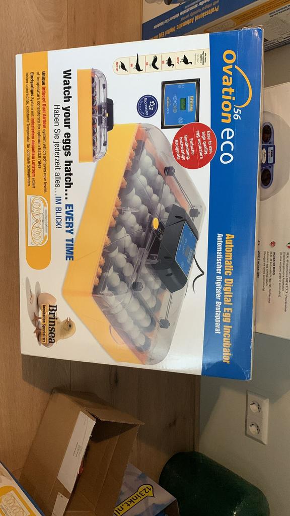 Brinsea Ovation 56 Eco broedmachine (nieuw/ongebruikt) €425, Dieren en Toebehoren, Pluimvee