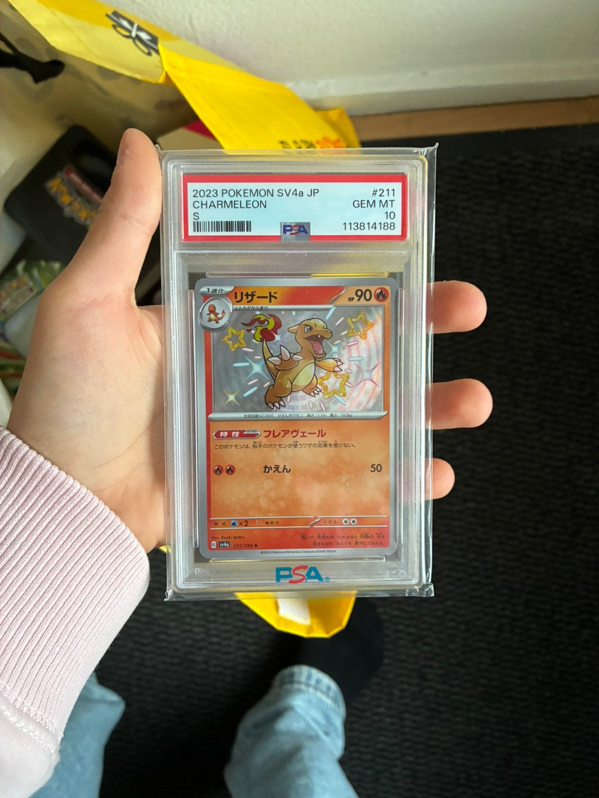 Charmeleon psa 10 ruilen, Ophalen of Verzenden, Zo goed als nieuw