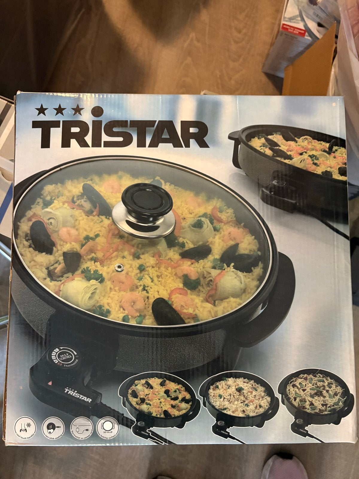 Tristar hapjespan Grillpan PZ-2963 - Nieuw in doos, Ophalen, Met deksel, Overige typen, Nieuw