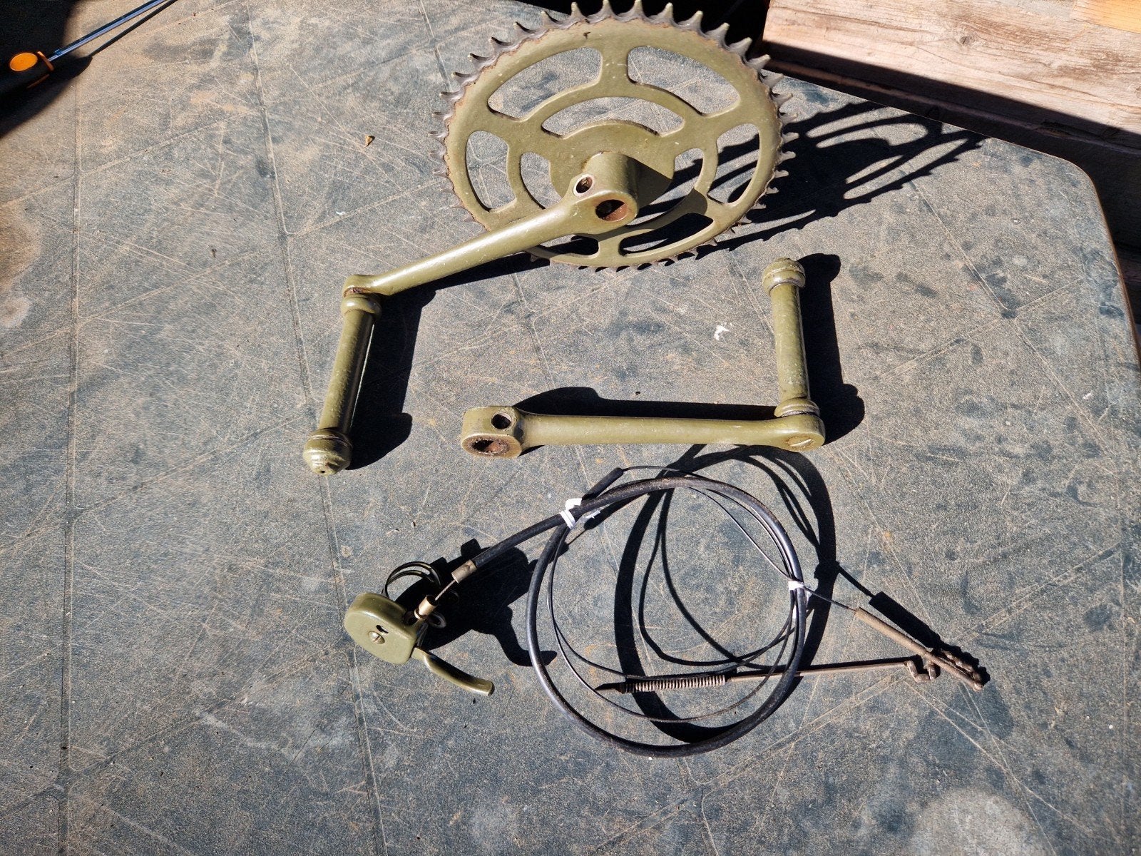 Militaire BSA fietsonderdelen, geen para fiets!!, Ophalen of Verzenden, Nederland