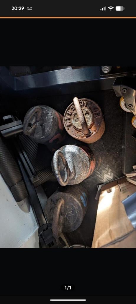 Weegschaal gewichten, kettlebells, Sport en Fitness, Ophalen