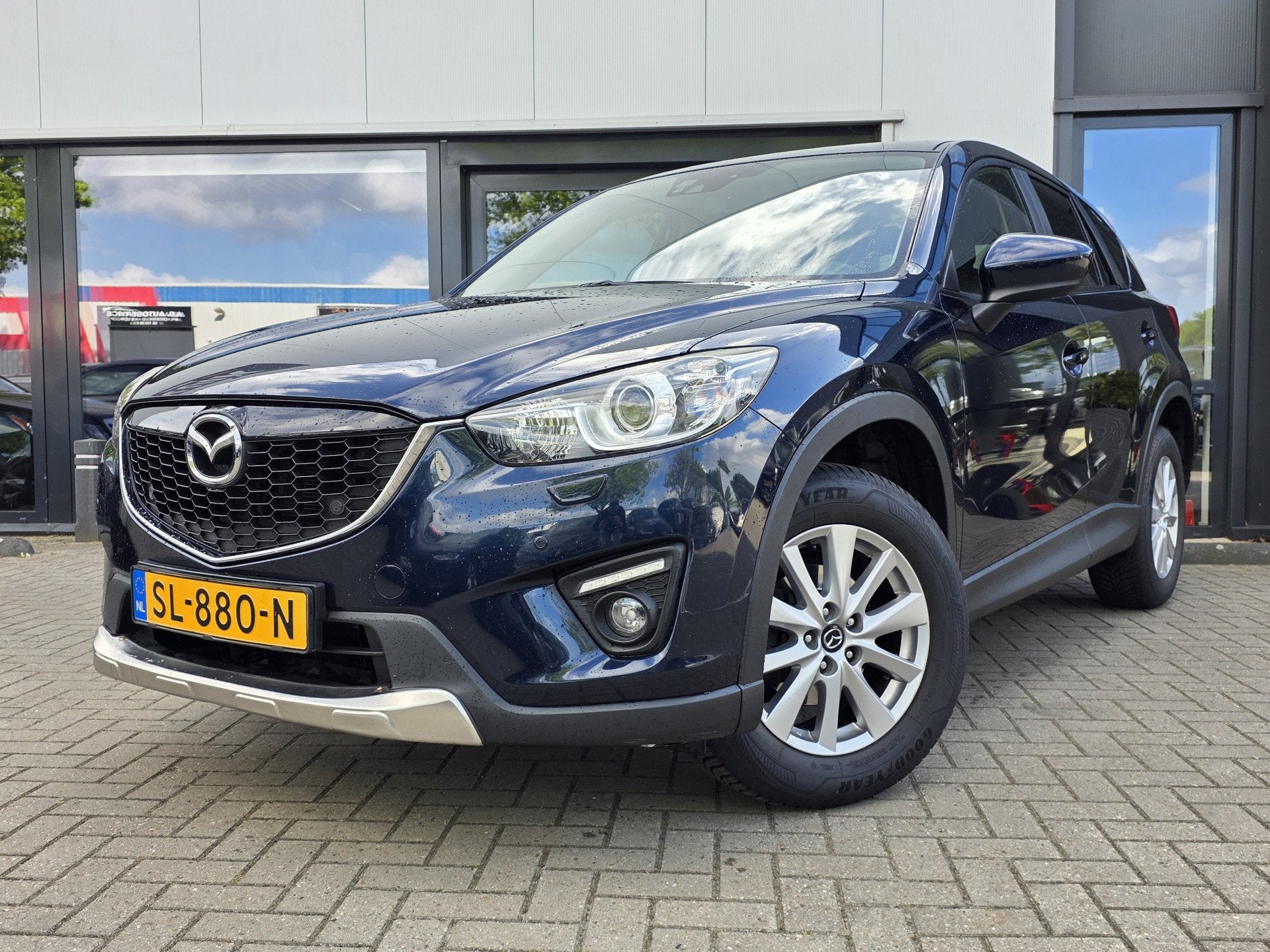 Mazda CX-5 2.0 SkyActiv-G 165 TS+ 2WD + BOSE + XENON + NAVI, Auto's, Voorwielaandrijving, Zwart, 4 cilinders, Blauw