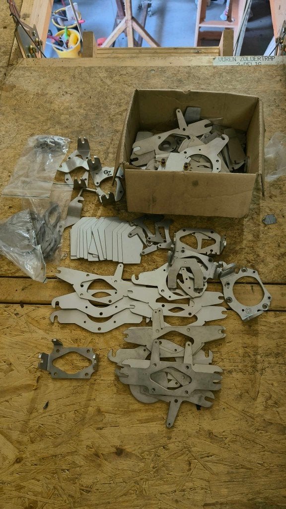 Zenoah RVS motorsteunen, turnfins, coil relocator, Ophalen of Verzenden, Nieuw