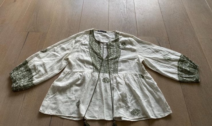 Zara xl nieuwstaat, Ophalen of Verzenden, Zo goed als nieuw, Maat 46/48 (XL) of groter, Wit
