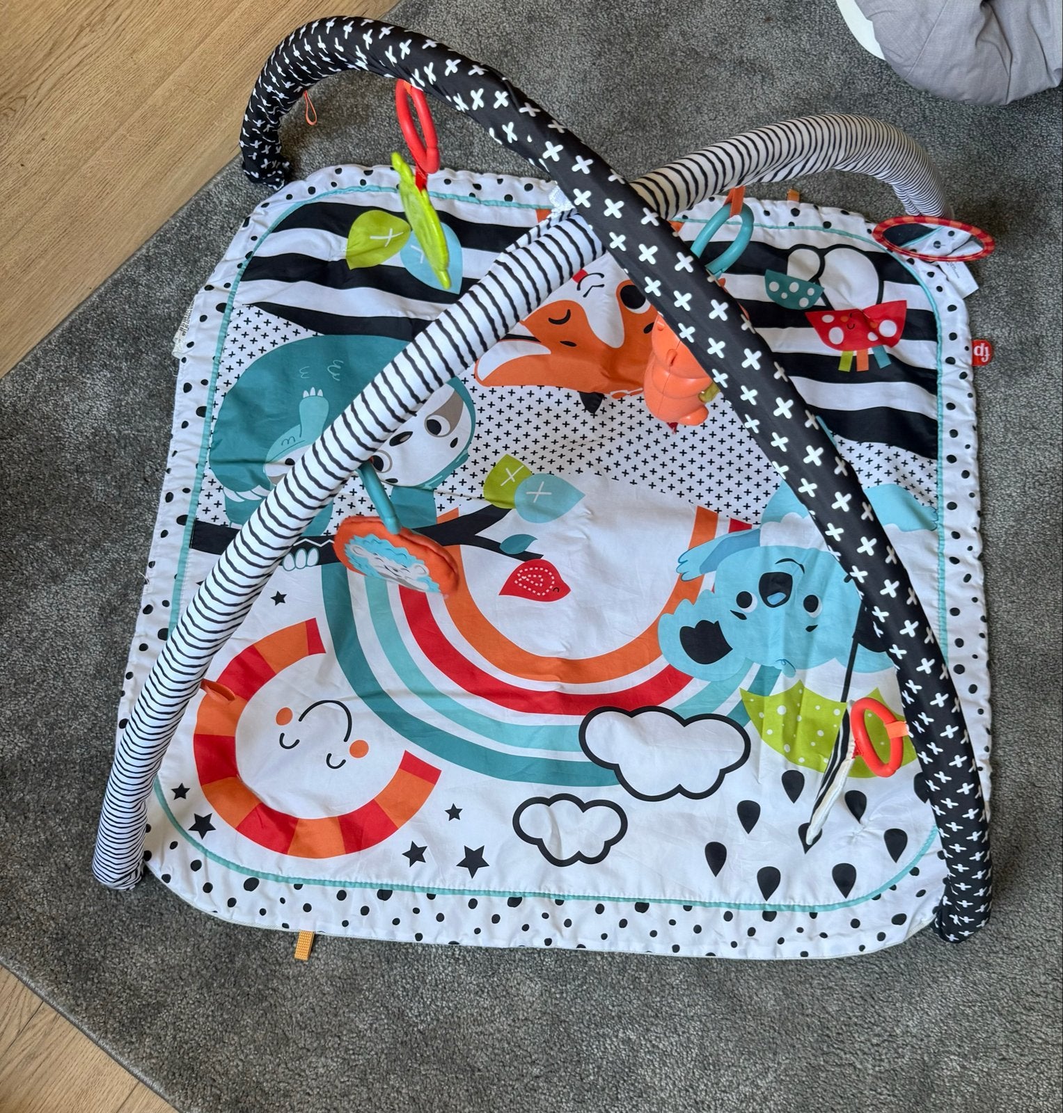 Baby speelmat met bever en muziek, Ophalen, Gebruikt, Speelkleed, Met geluid