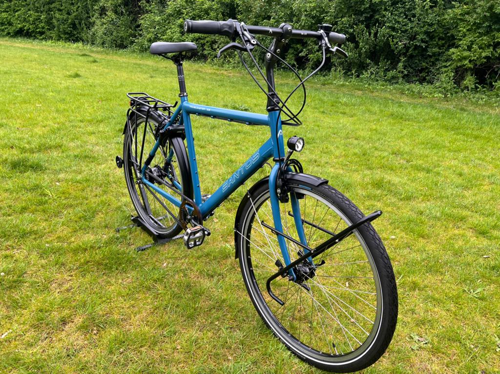 Santos Travelmaster 2.8 maat 58 cm Rohloff SON Riem Magura, Overige merken, 28 inch, Gebruikt, 10 tot 15 versnellingen