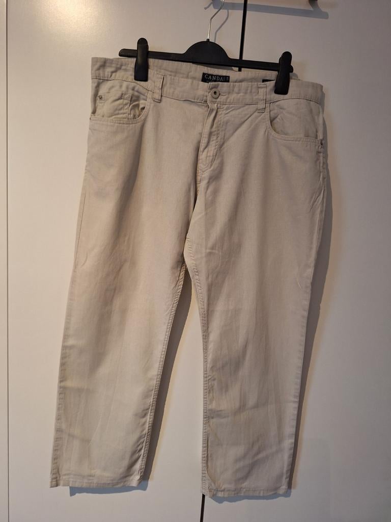 Canda beige herenbroek maat W38, Ophalen of Verzenden, Gedragen, Overige maten, Beige