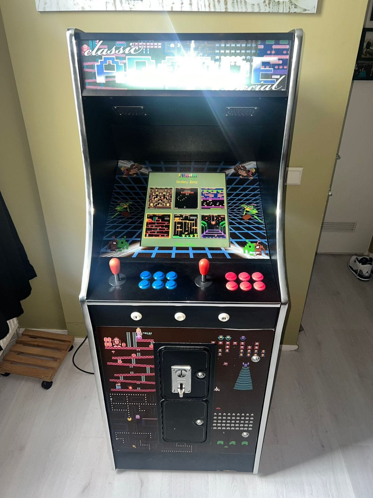 Arcade kast Multigames – Retro Arcade Machine – 2 spelers, Euro, Ophalen of Verzenden, Zo goed als nieuw