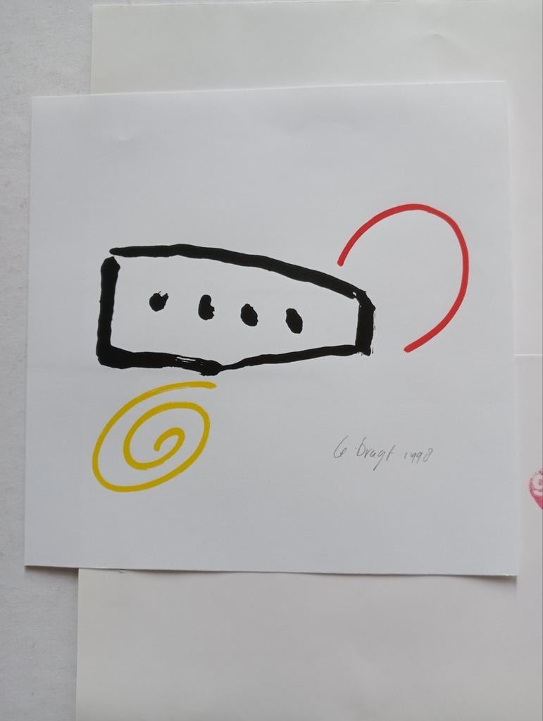 Gijs Dragt litho Zwolle 1998, Antiek en Kunst, Ophalen of Verzenden
