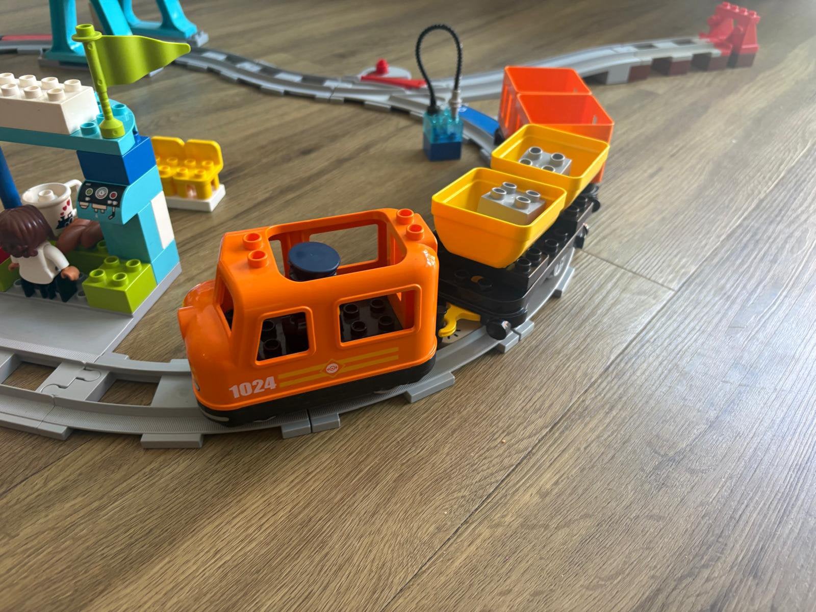 Duplo goederentrein 10875, Ophalen, Gebruikt, Duplo, Complete set