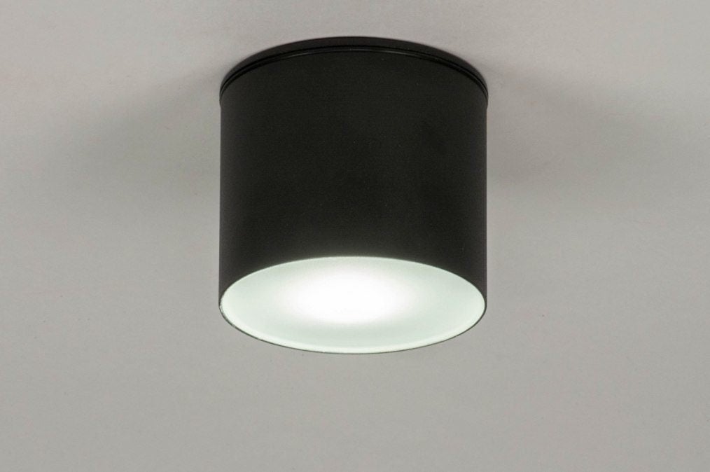 spots zwart badkamer keuken tafel bed bank hal bedrijf lamp, Ophalen of Verzenden, Nieuw, Metaal of Aluminium, Led