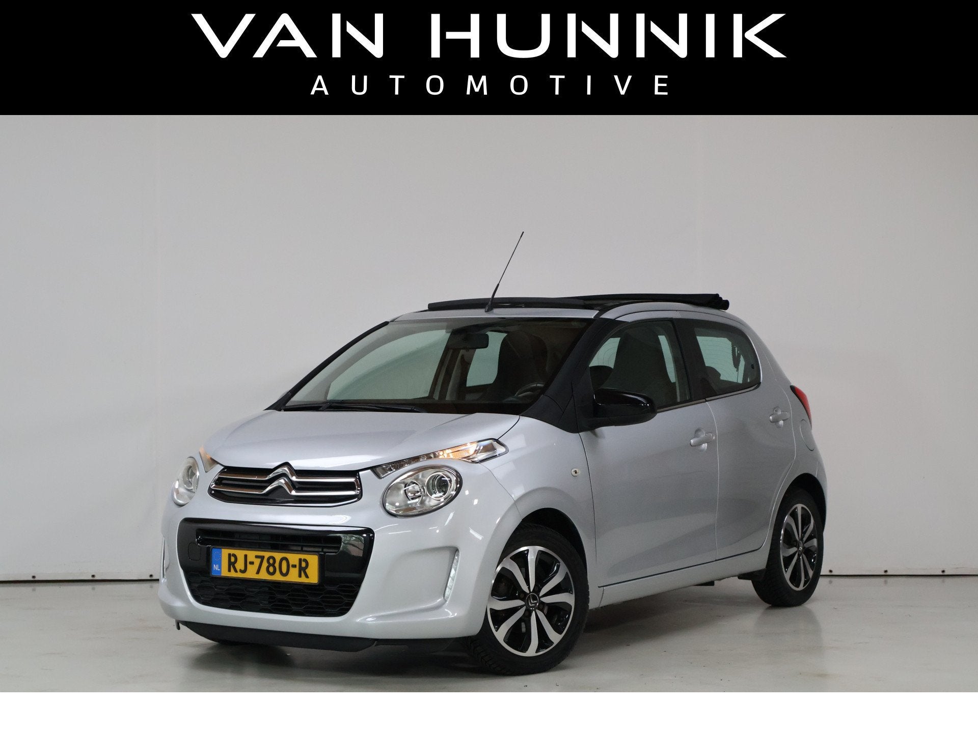Citroën C1 1.0 VTi Shine | Automaat | Cabrio | Camera | Blu, Auto's, Euro 5, Stof, Gebruikt, Zwart