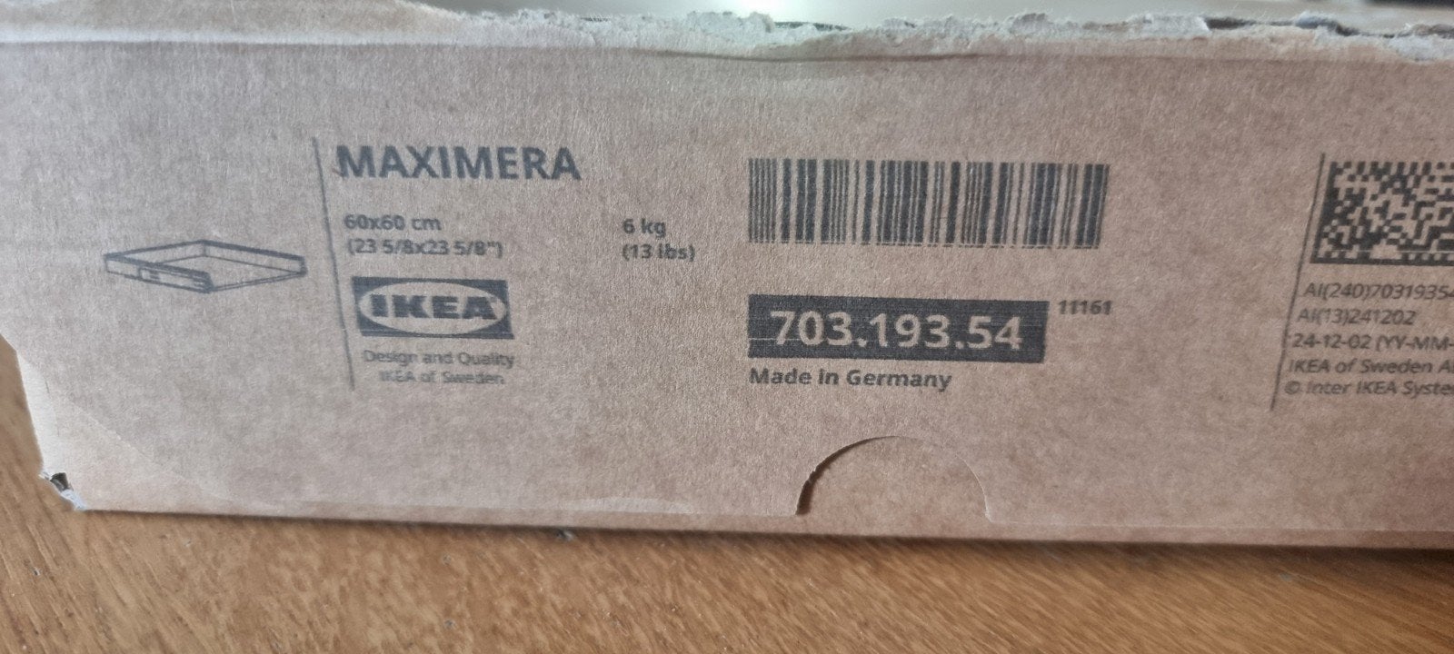 IKEA MAXIMERA Lade 60x60 cm - Nieuw in doos, Ophalen of Verzenden, Nieuw