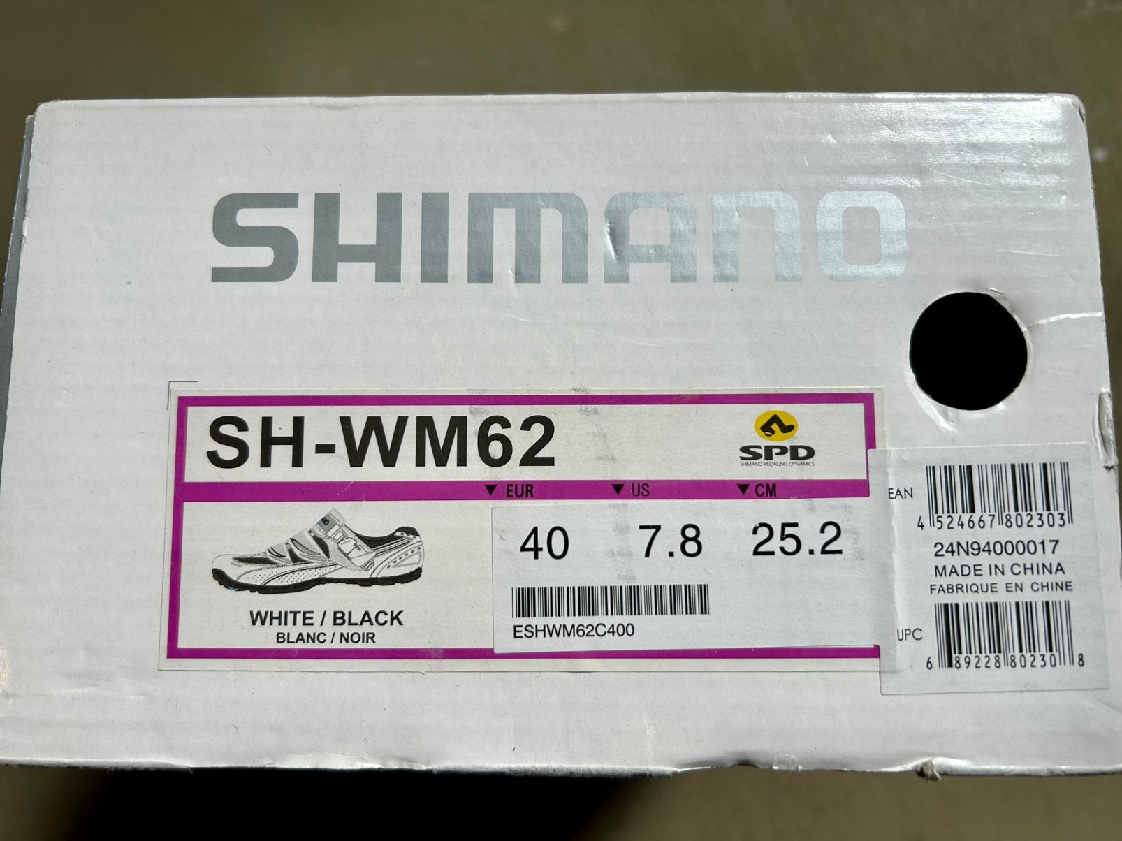 Shimano SPD fietsschoenen - Maat 40, Sport en Fitness, Wielrennen, Ophalen of Verzenden, Gebruikt, Kleding