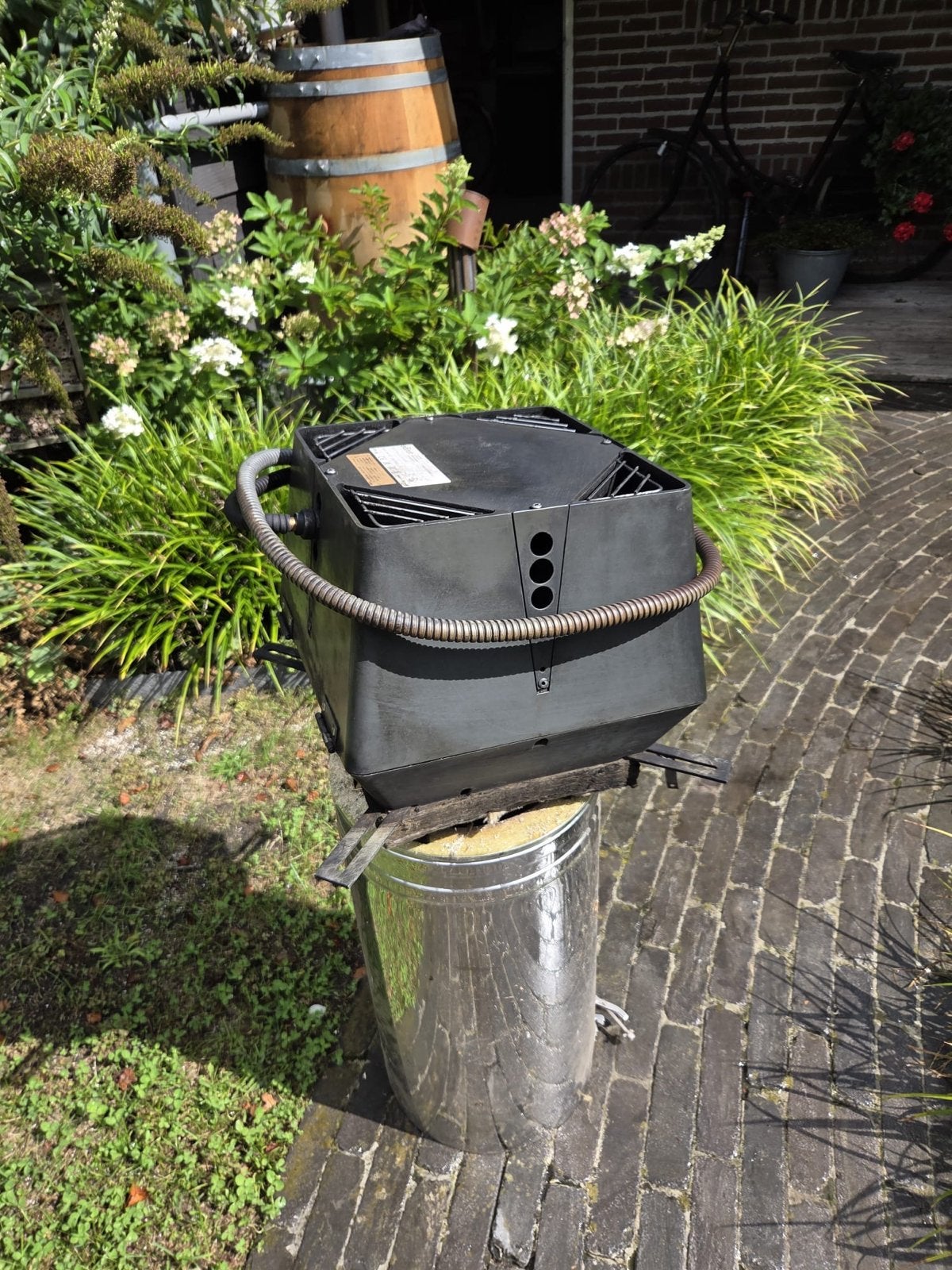 Exodraft schoorsteenventilator - 1 jaar gebruikt, Ophalen of Verzenden, Zo goed als nieuw, Ventilator en Afzuiger