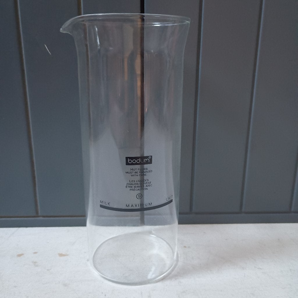 Bodum Reserveglas / Melkopschuimer, Ophalen of Verzenden, Zo goed als nieuw