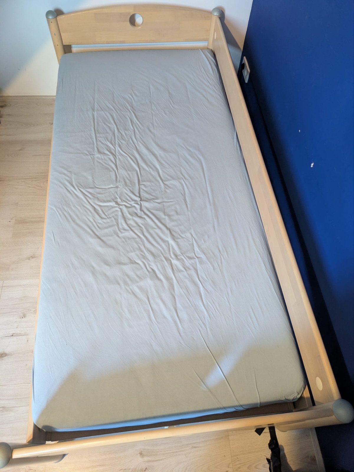 Paidi bed 90x200 – mogelijk om te bouwen tot stapelbed, Ophalen, 85 tot 100 cm, Zo goed als nieuw, 180 cm of meer
