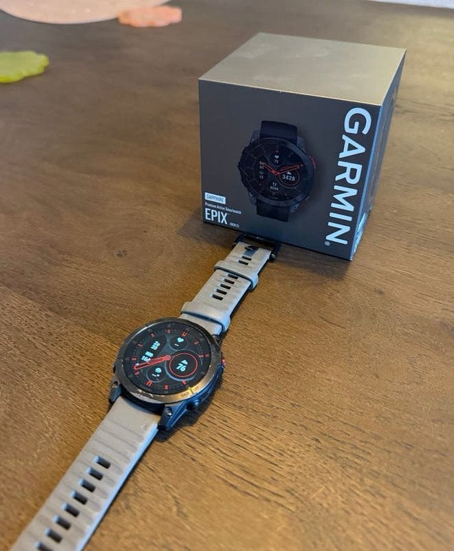 Garmin EPIX Gen 2 Smartwatch, Ophalen of Verzenden, Waterdicht, Grijs, Android
