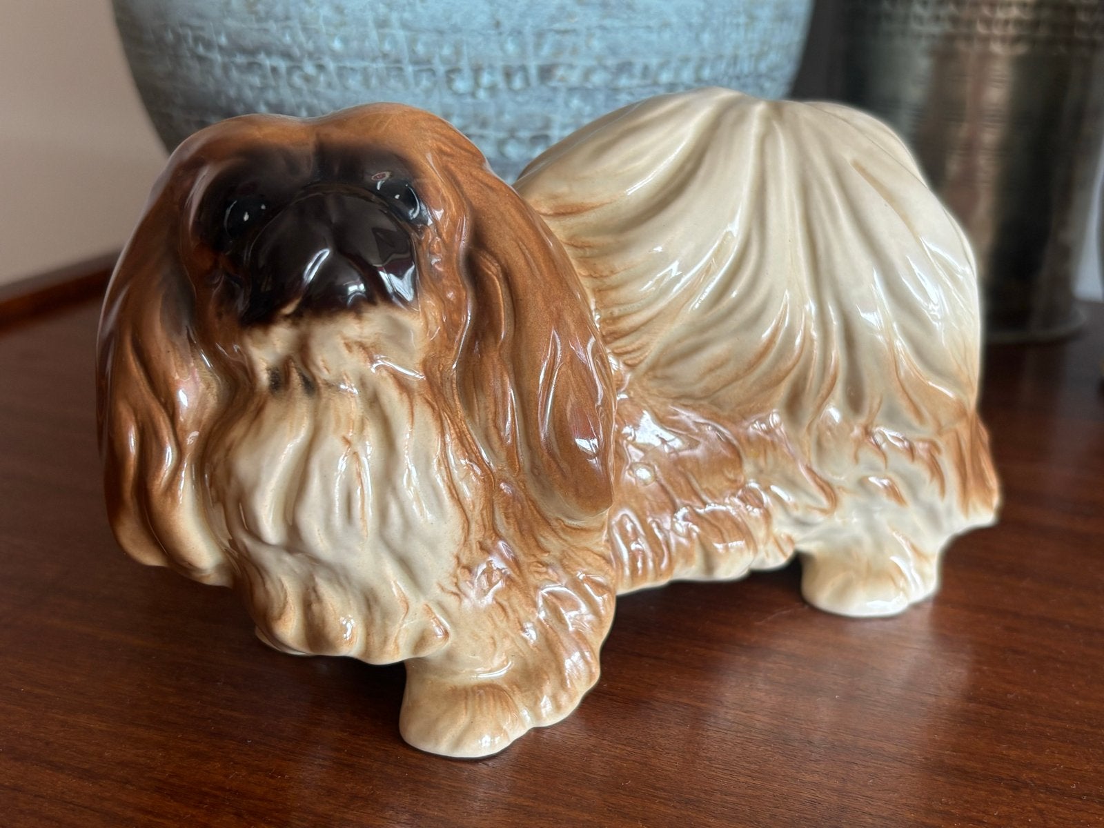 Vintage Cooperscraft Pekinees beeldje - Made in England, Ophalen of Verzenden, Zo goed als nieuw