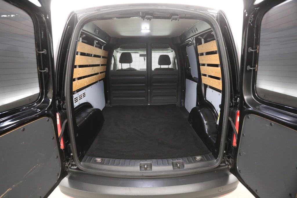 Volkswagen Caddy 2.0 TDI 102PK | Automaat | Airco | Elektrpa, Auto's, Stof, 4 cilinders, Volkswagen, Zwart