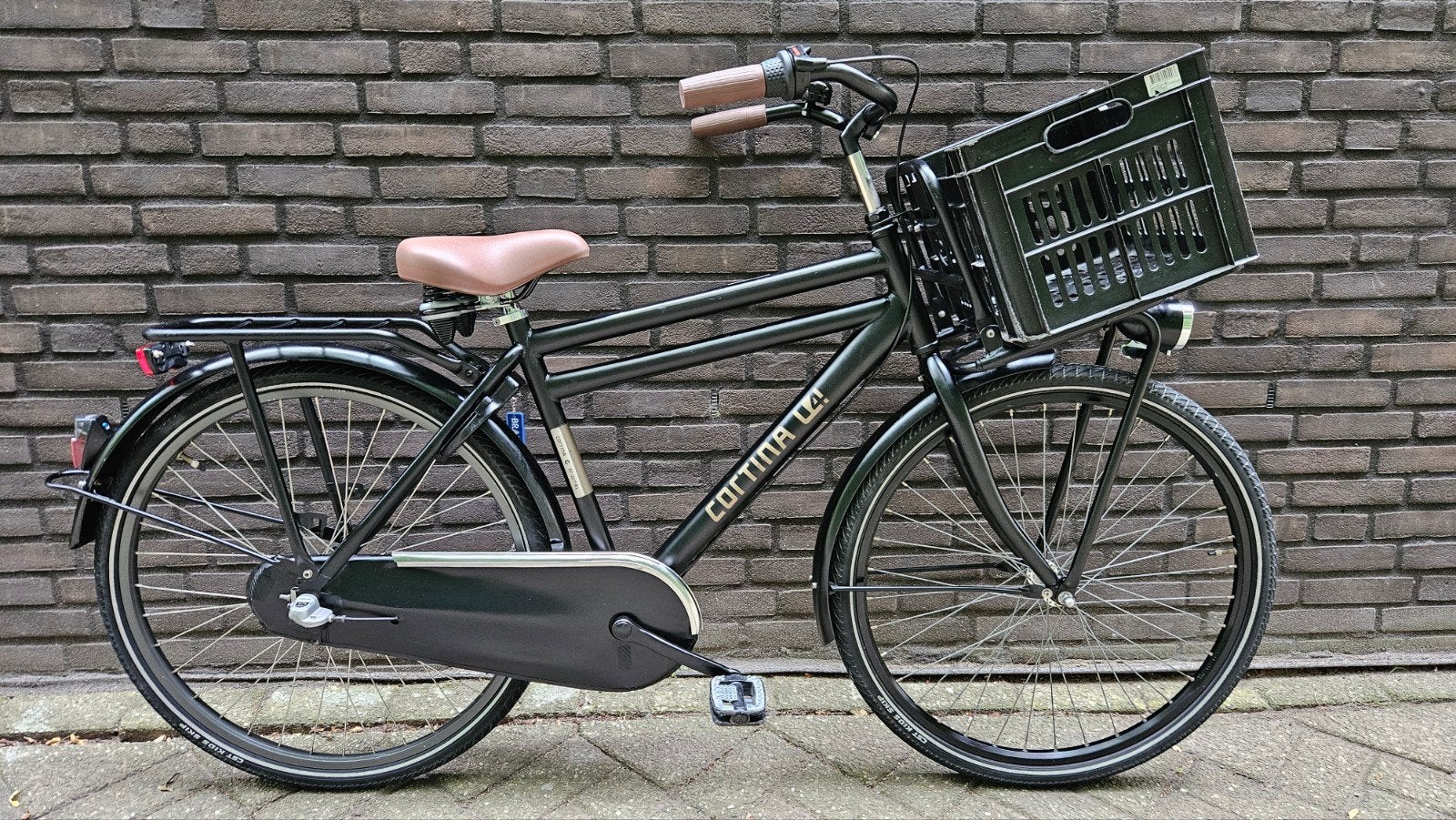 Cortina U4 transportfiets 26 inch, 26 inch of meer, Terugtraprem, Gebruikt, Cortina U4 transportfiets