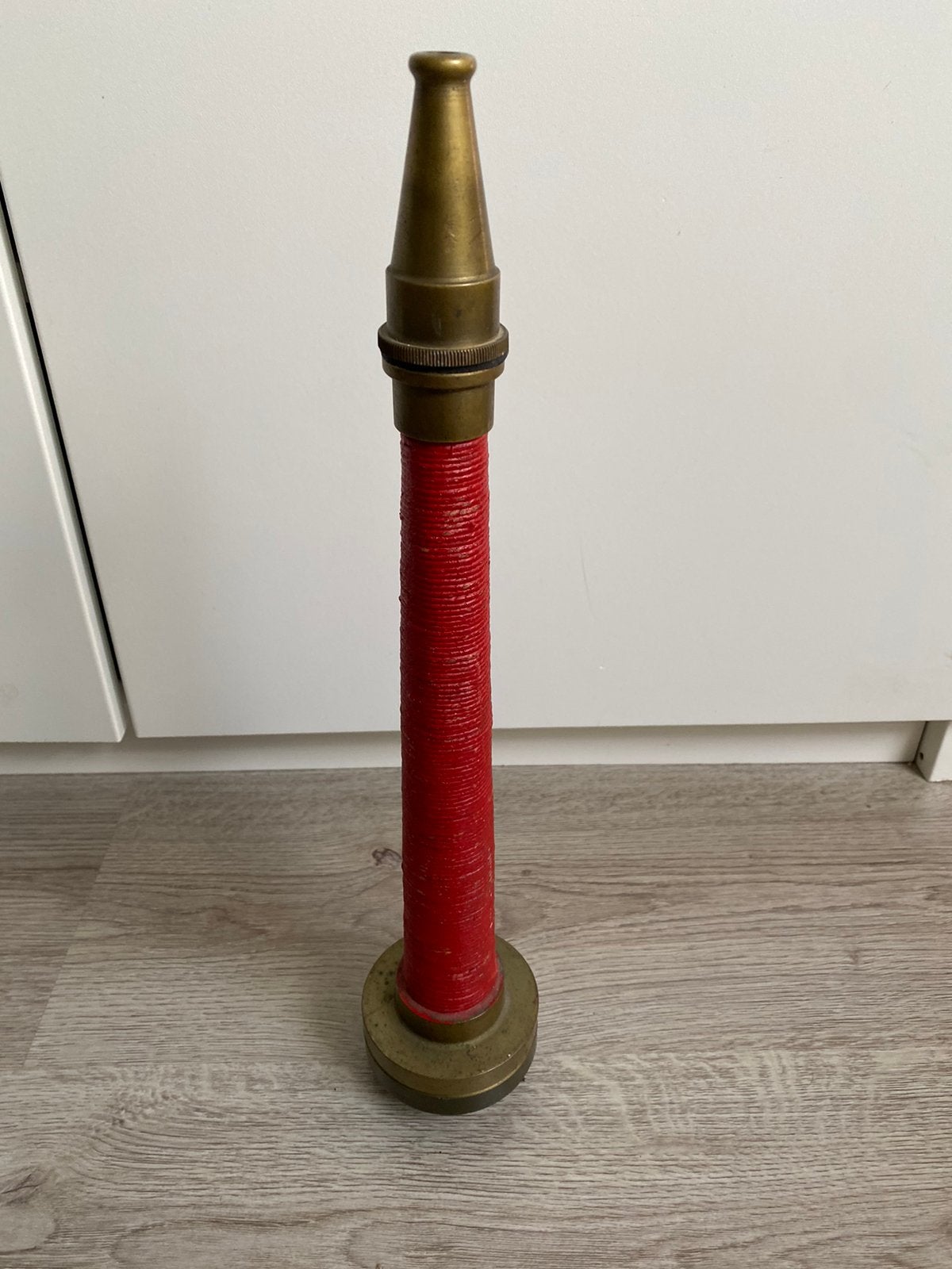 Antieke vintage brandweerspuit / straalpijp, Ophalen of Verzenden