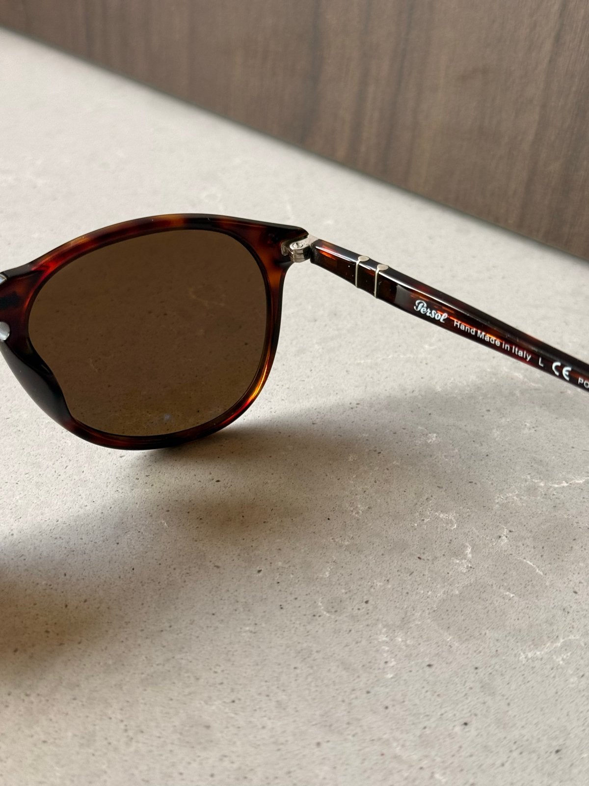 Persol Zonnebril 9649-S Bruin Gepolariseerd, Overige merken, Zonnebril, Bruin, Ophalen of Verzenden