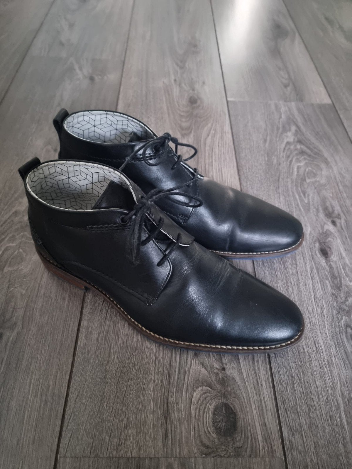 Manfield zwarte veterschoenen, Kleding | Heren, Schoenen, Manfield, Verzenden, Zwart, Gedragen