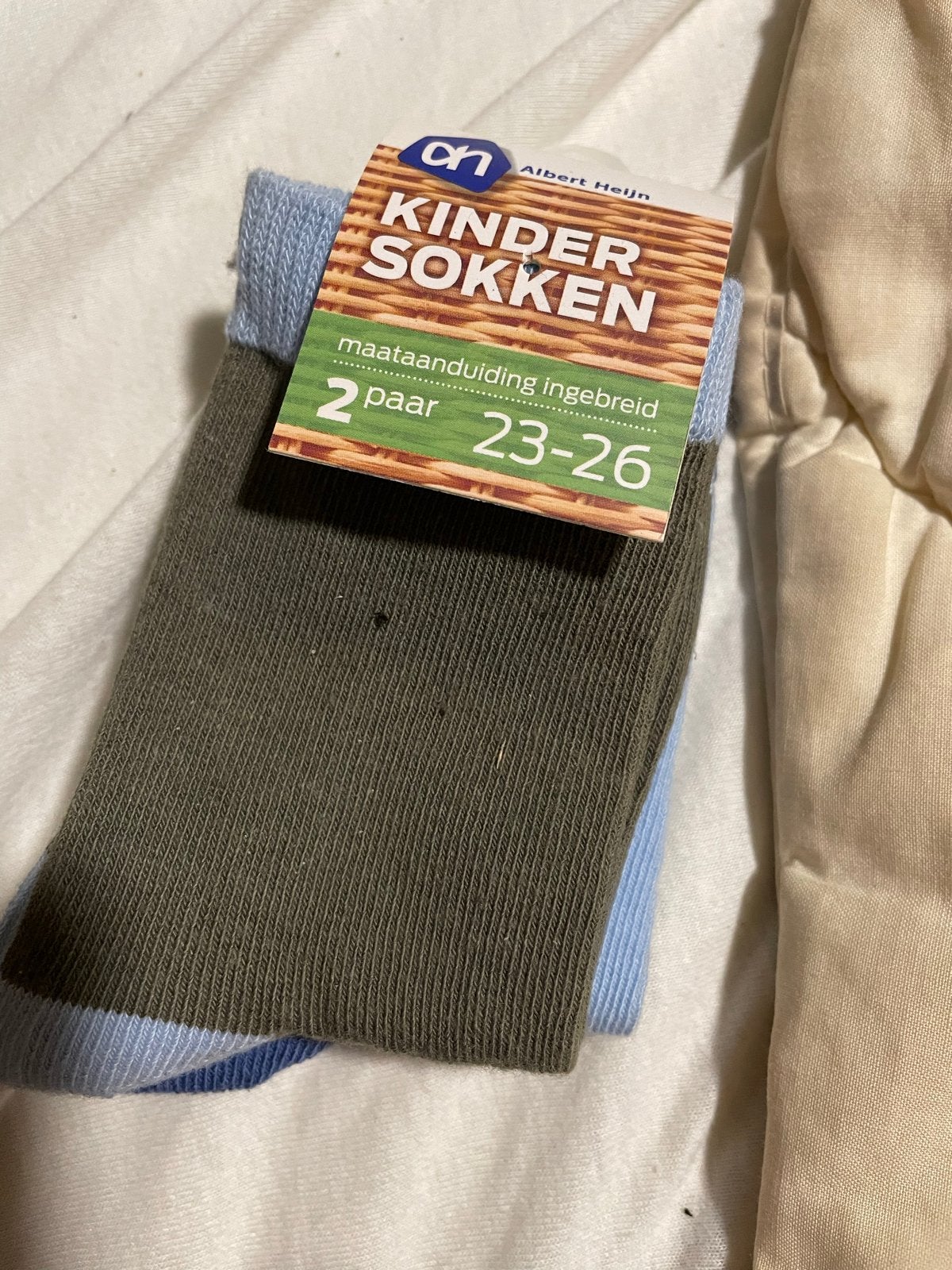 Albert Heijn Sokken - Groen, lichtblauw, donkerblauw, Ophalen of Verzenden, Nieuw