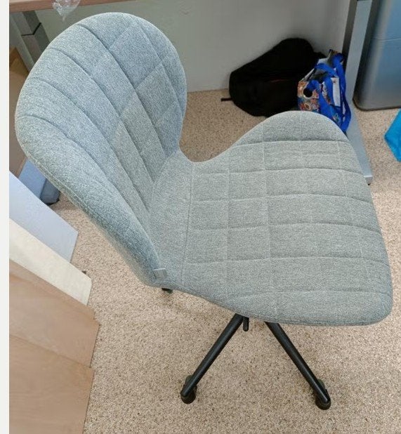 3x Zuiver OMG Bureau Stoelen, Huis en Inrichting, Stoelen, Ophalen, Drie, Zo goed als nieuw, Stof
