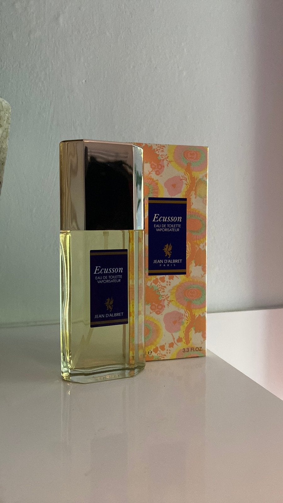 Jean D’albret Ecusson 100 ml vintage, Ophalen of Verzenden, Zo goed als nieuw